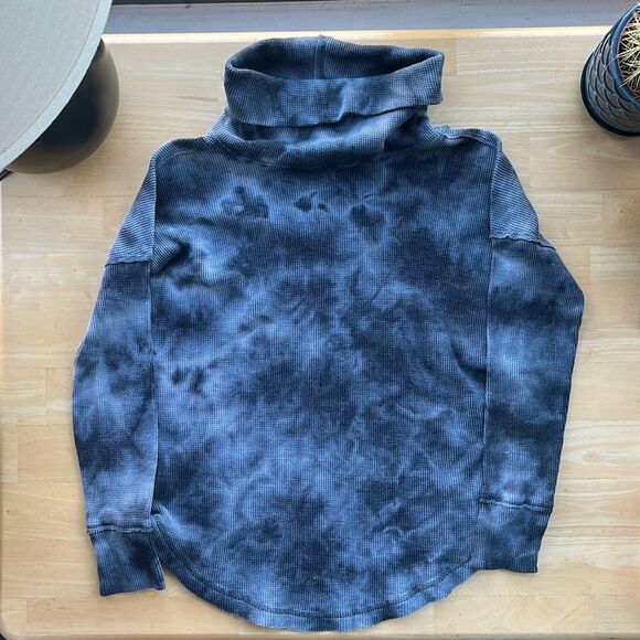 MAEVE ANTHROPOLOGIE Tie Dye Turtle Neck Thermal Small - Picture 1 of 3